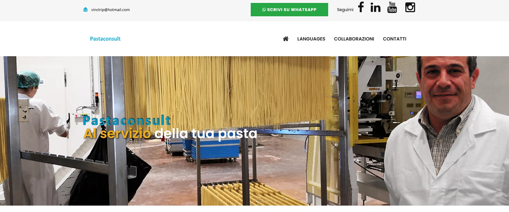 PastaConsult - Sito personale Vincenzo Tripodi consulente alimentare